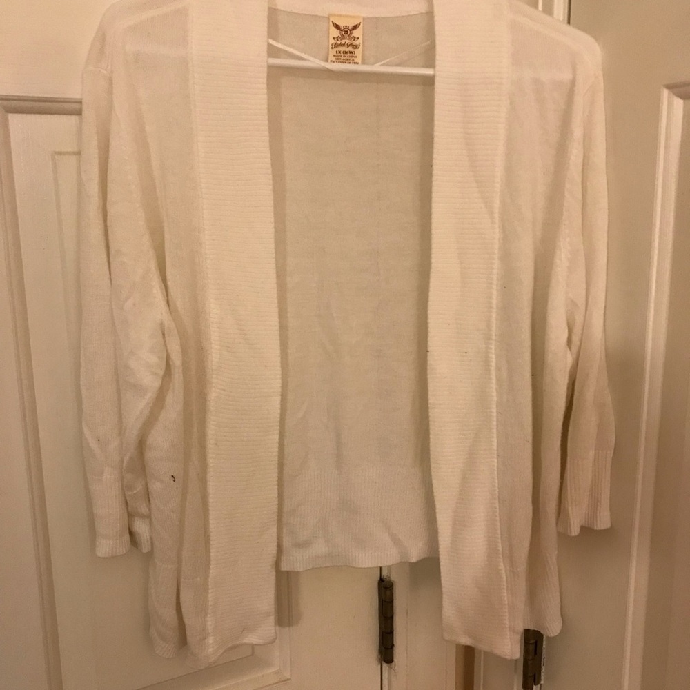 Light weight white cardigan
